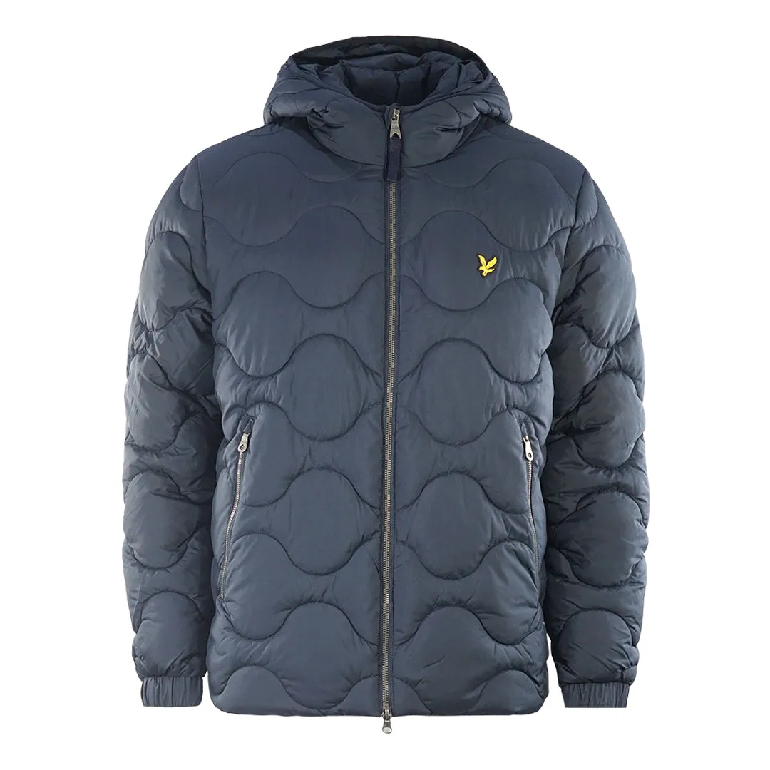 Lyle & Scott Wadded Navy Blue Jacket