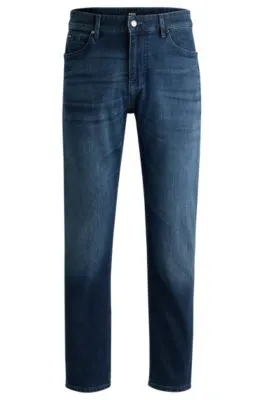 Maine Regular-fit jeans in blue stretch denim