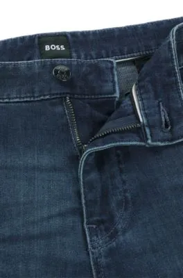 Maine Regular-fit jeans in blue stretch denim