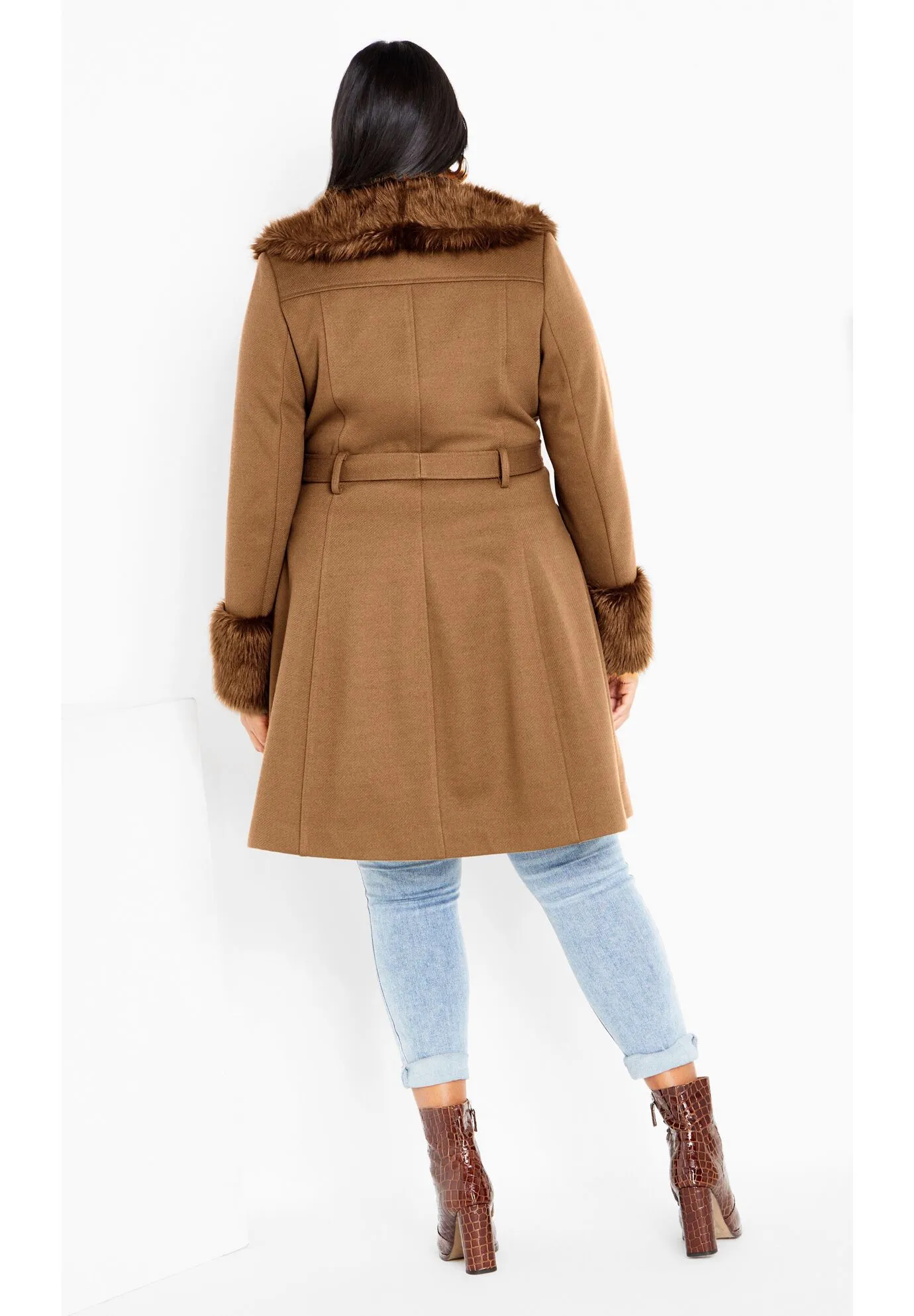 Make Me Blush Coat - caramel