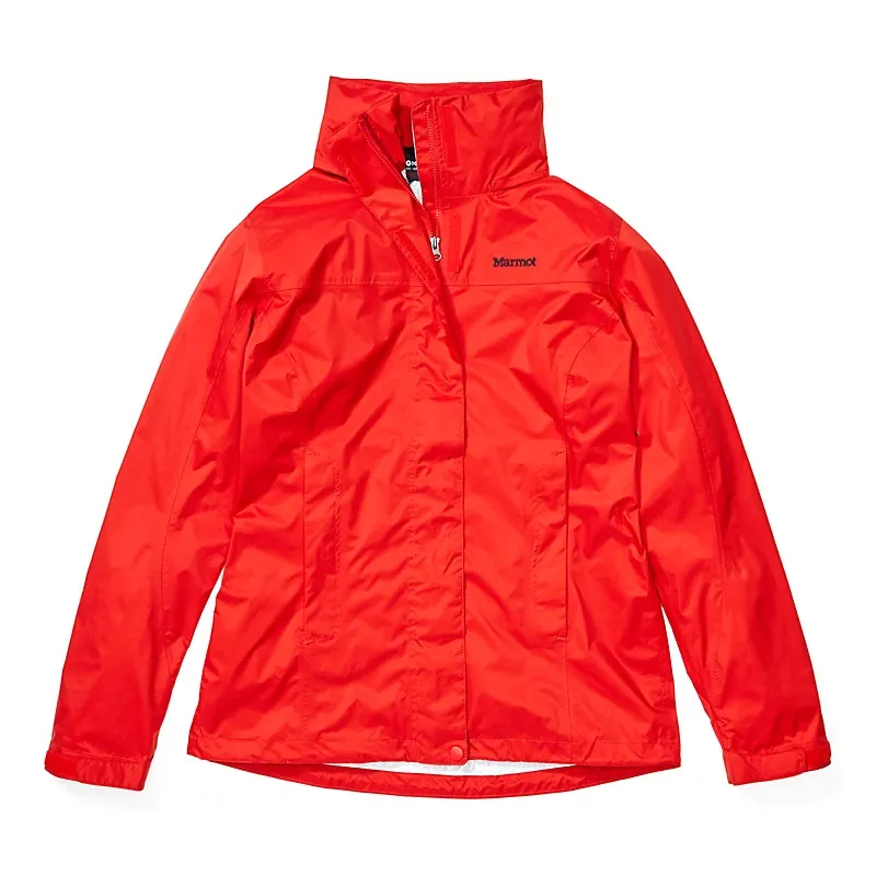 Marmot Women's PreCip Eco Jacket Victory Red | Buy Marmot Women's PreCip Eco Jacket Victory Red here | Outnorth