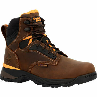 Men's TBD Waterproof Work Boot in Brown