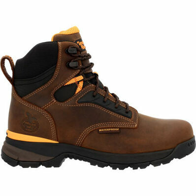 Men's TBD Waterproof Work Boot in Brown