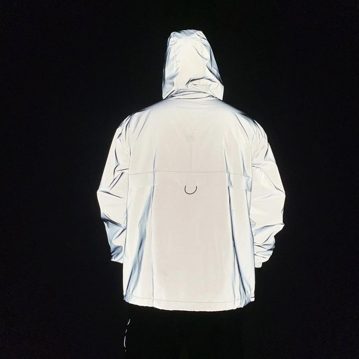 mens reflective windbreaker jacket