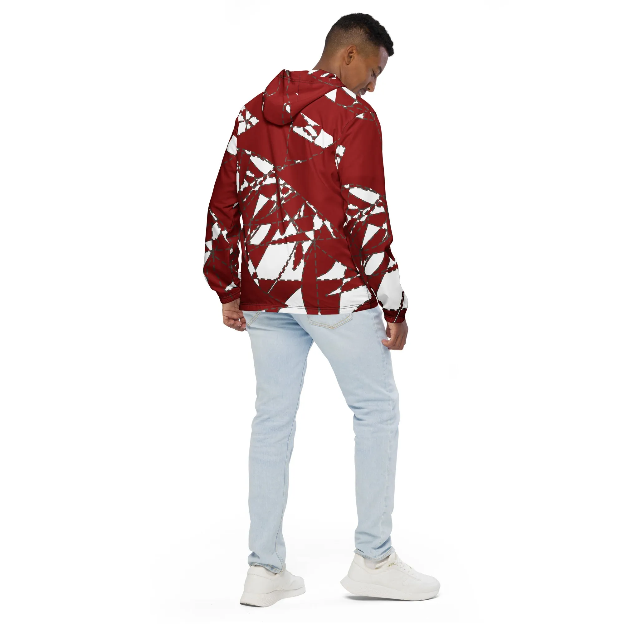 Men’s windbreaker brick