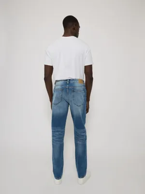 Mid Wash Vintage Slim Fit Jeans | Men | George at ASDA