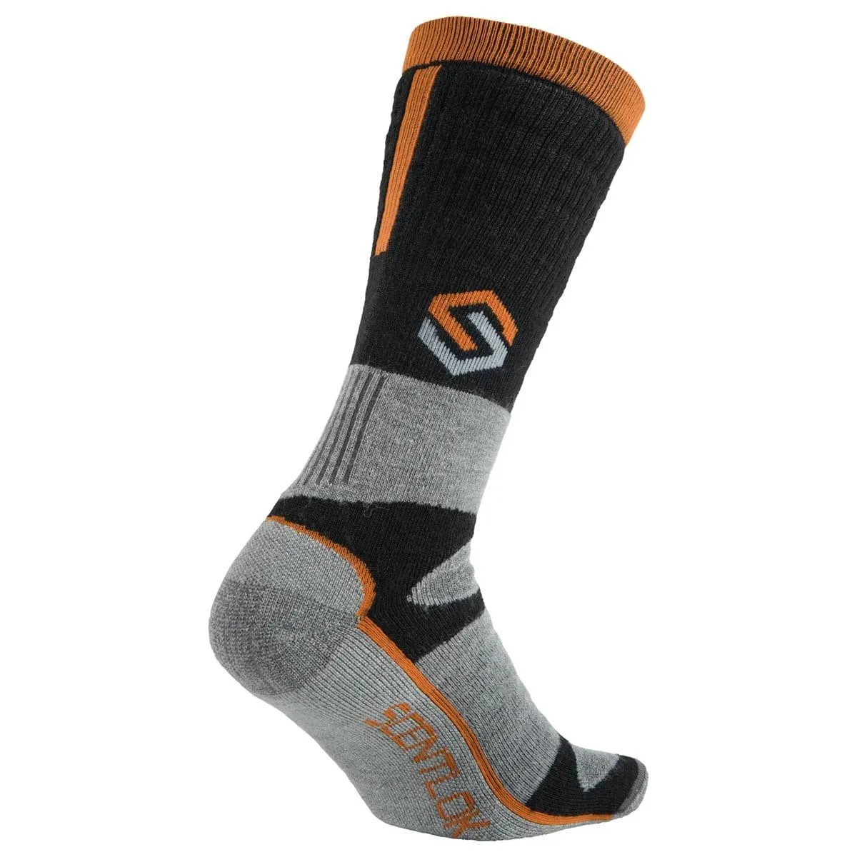 Midweight Merino Boot Sock Black