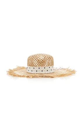 Miu Miu Frayed Straw Sun Hat