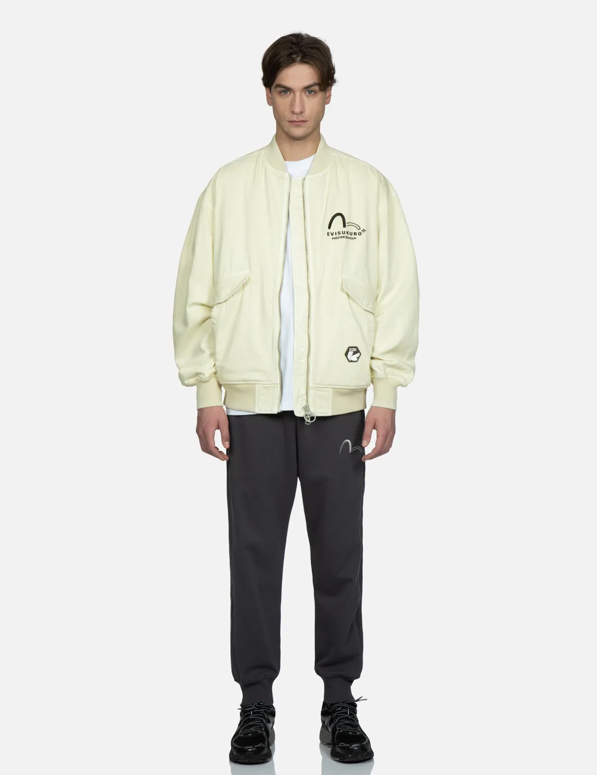 Multiple Logo Embroideries MA-1 Bomber Jacket