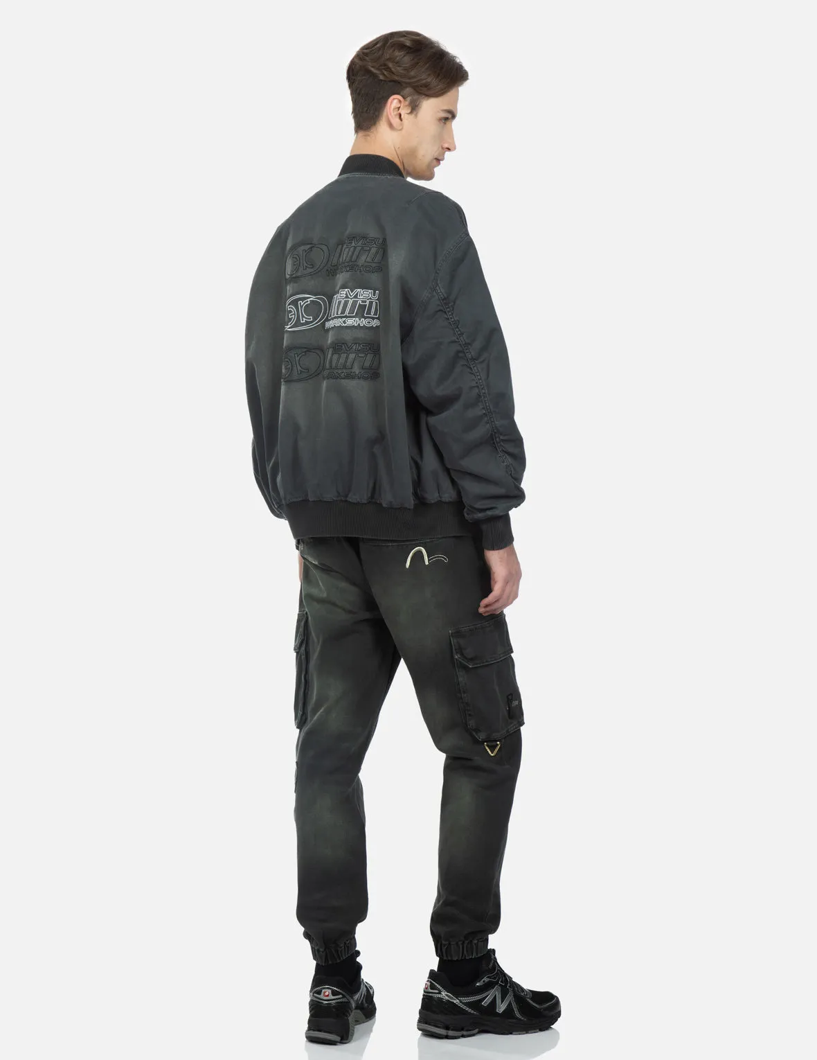 Multiple Logo Embroideries MA-1 Bomber Jacket