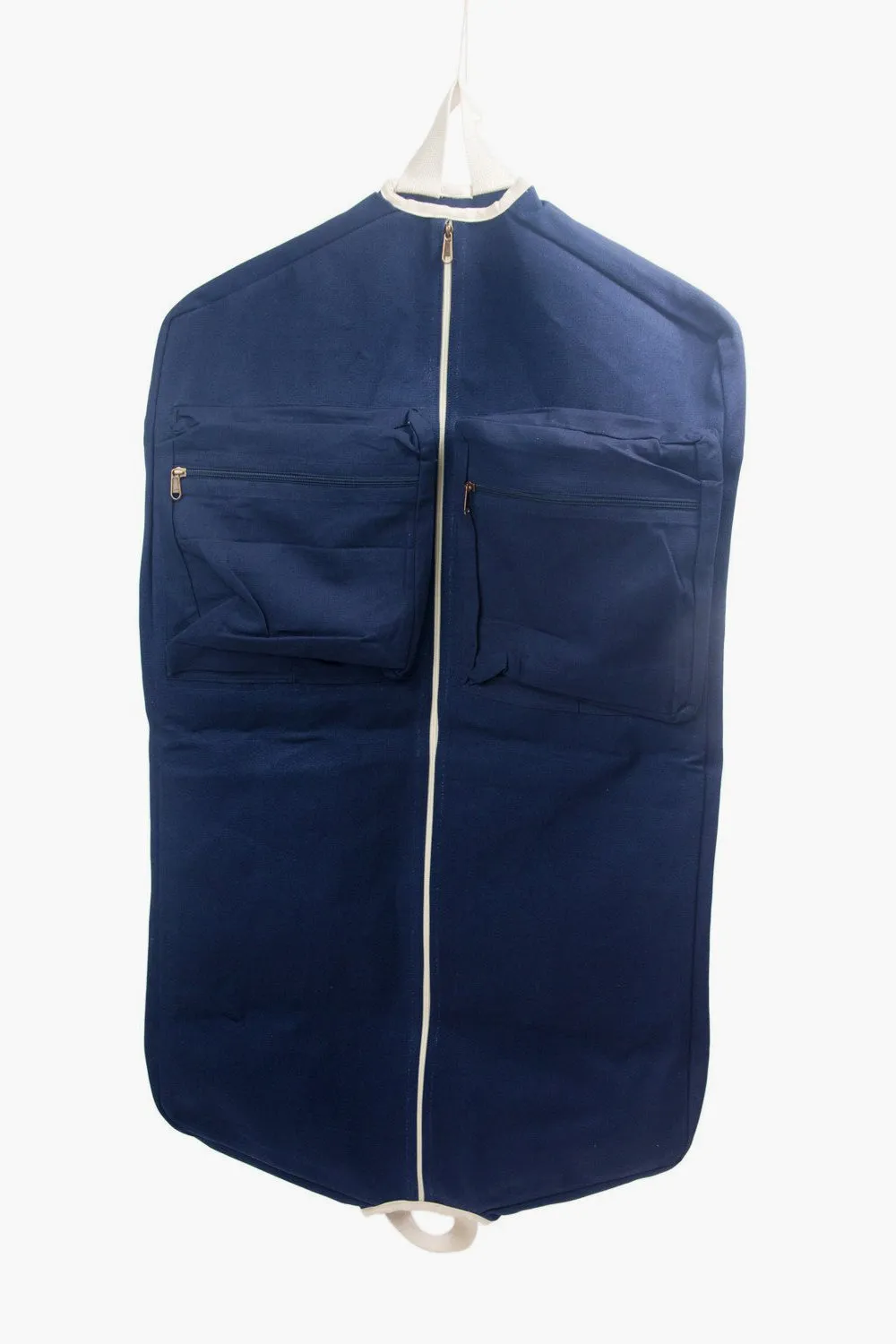 Navy Canvas Garment Bag