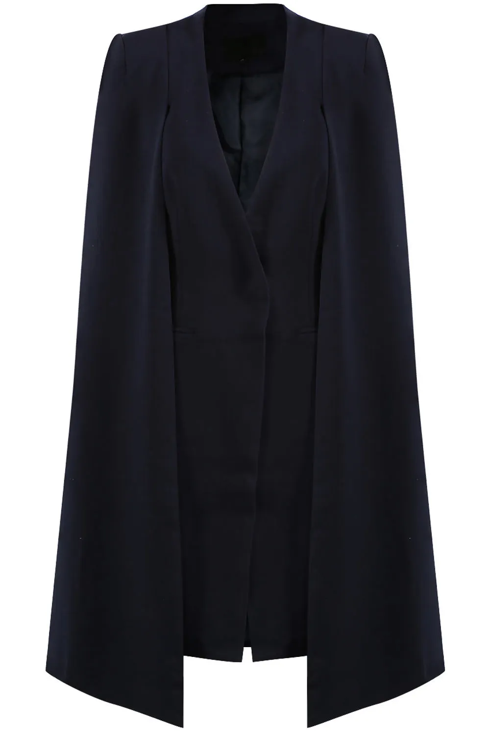 Navy Cloak Cape Overcoat