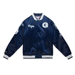 NCAA Champ City Satin Jacket Georgetown University