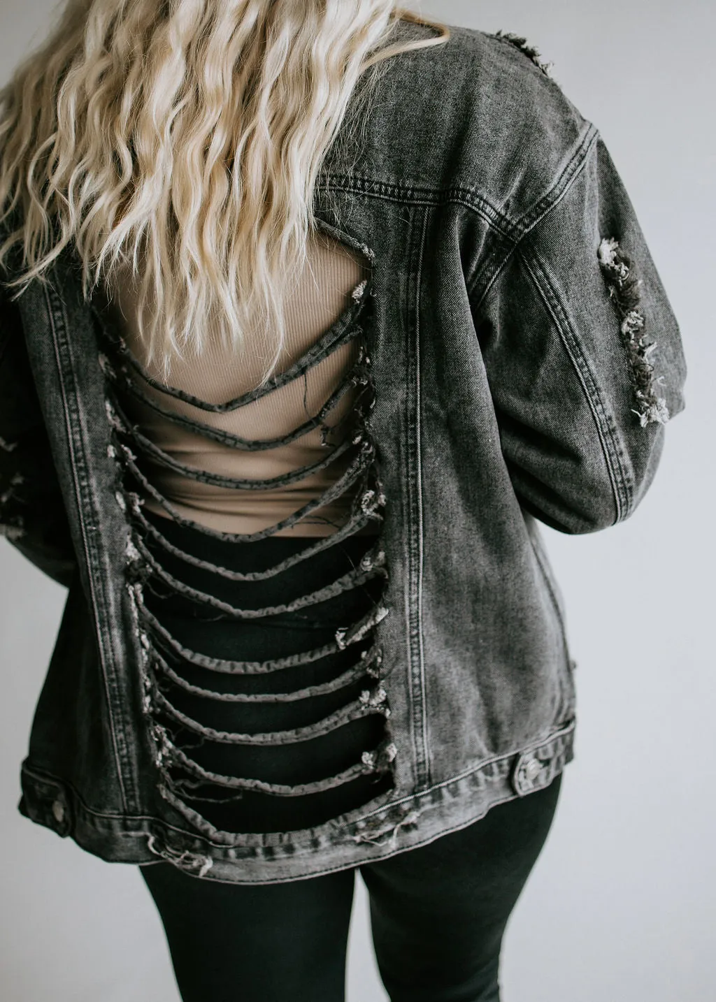 Never In Distress Denim Jacket FINAL SALE