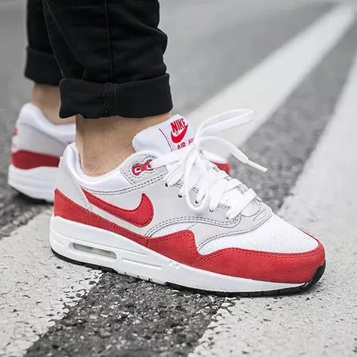 Nike Air Max 1 Womans 'University Red'  - Big Bubble