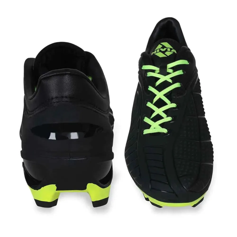 Nivia Dominator 2.0 Football Shoe (Black/Green)