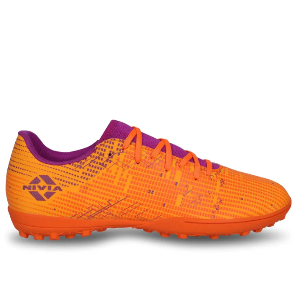 Nivia Rabona 2.0 Football Shoe (Orange/F.Fuchsia)