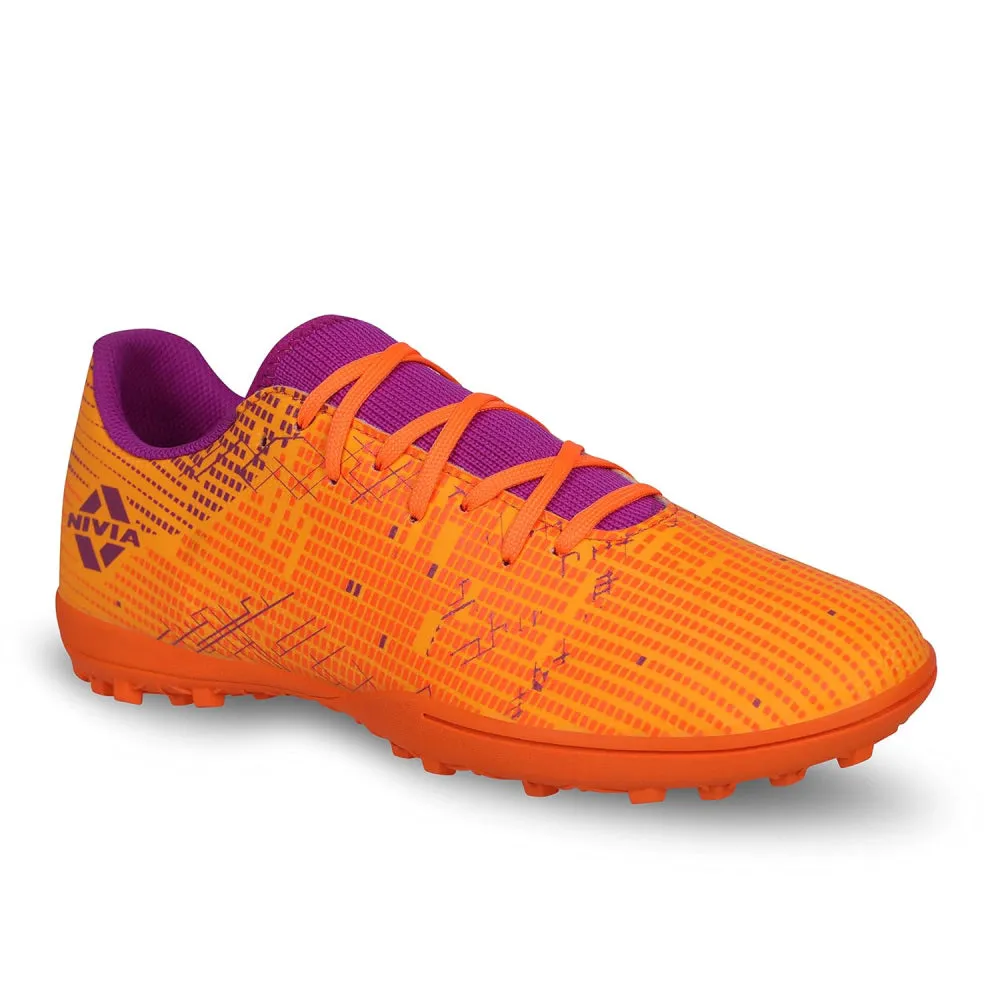 Nivia Rabona 2.0 Football Shoe (Orange/F.Fuchsia)