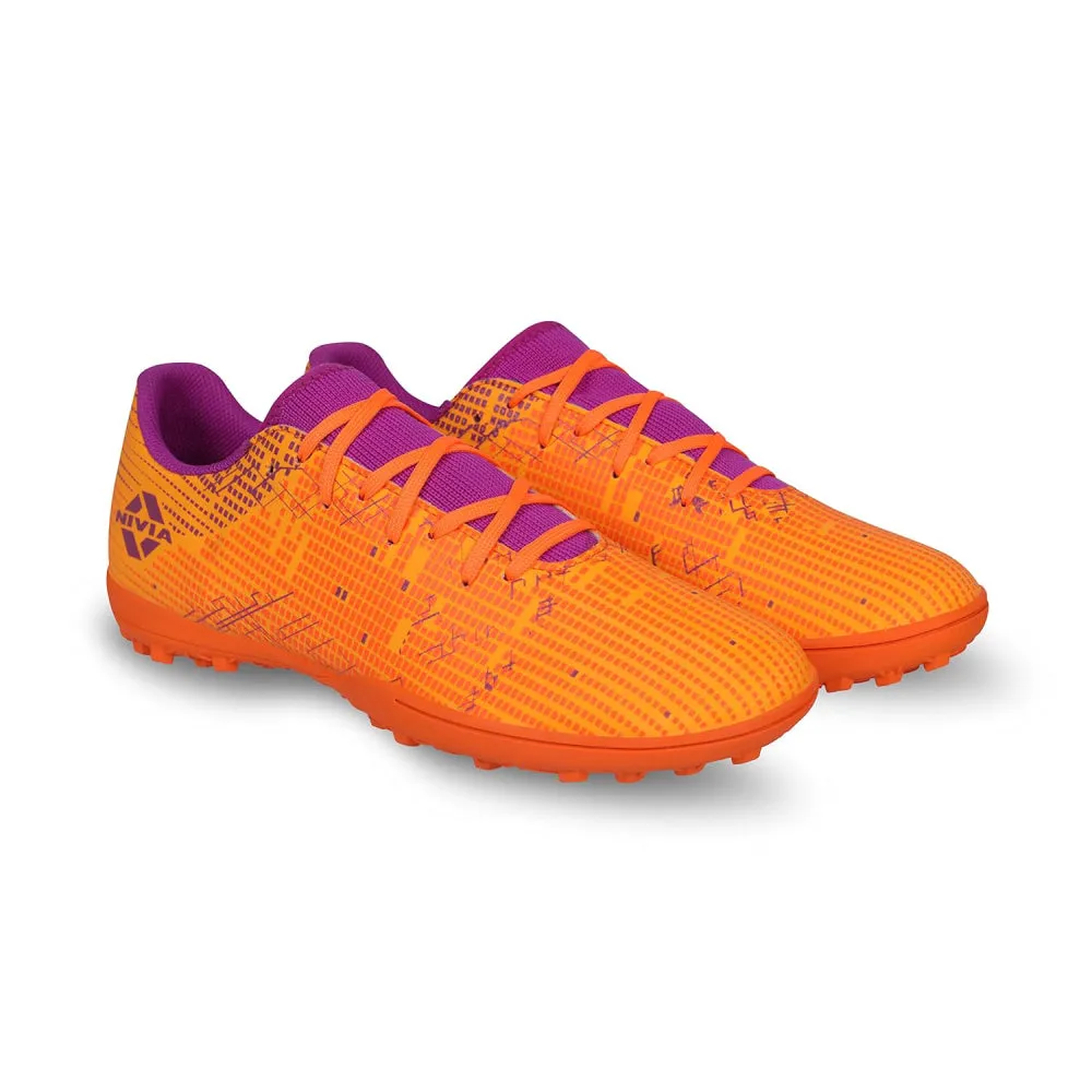 Nivia Rabona 2.0 Football Shoe (Orange/F.Fuchsia)