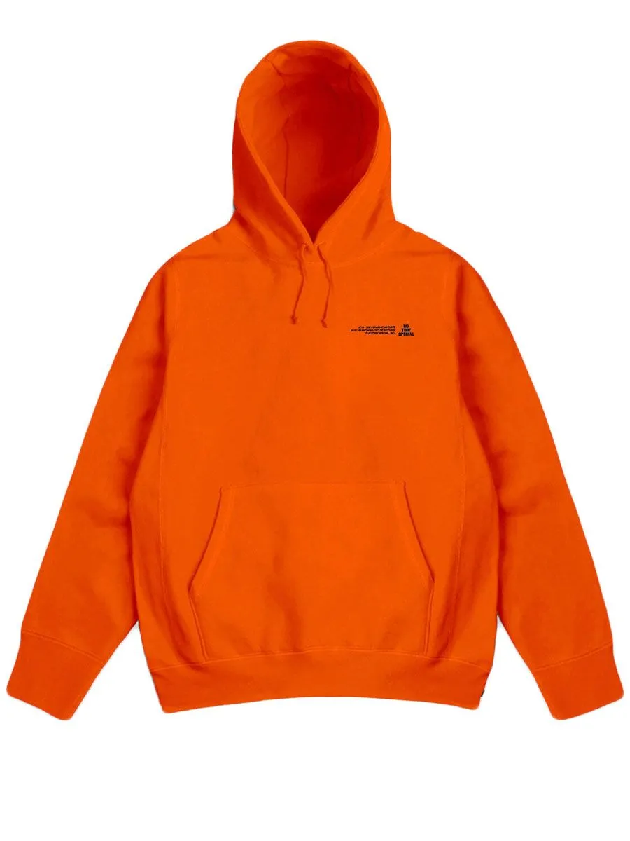 Nothin'Special Graphic Archive Pullover Hoody - Orange