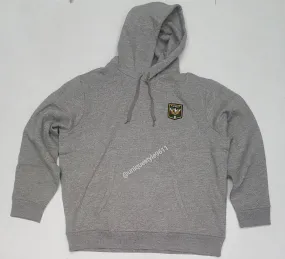 Nwt  Polo Ralph Lauren Grey Uni Laurel Crest Hoodie