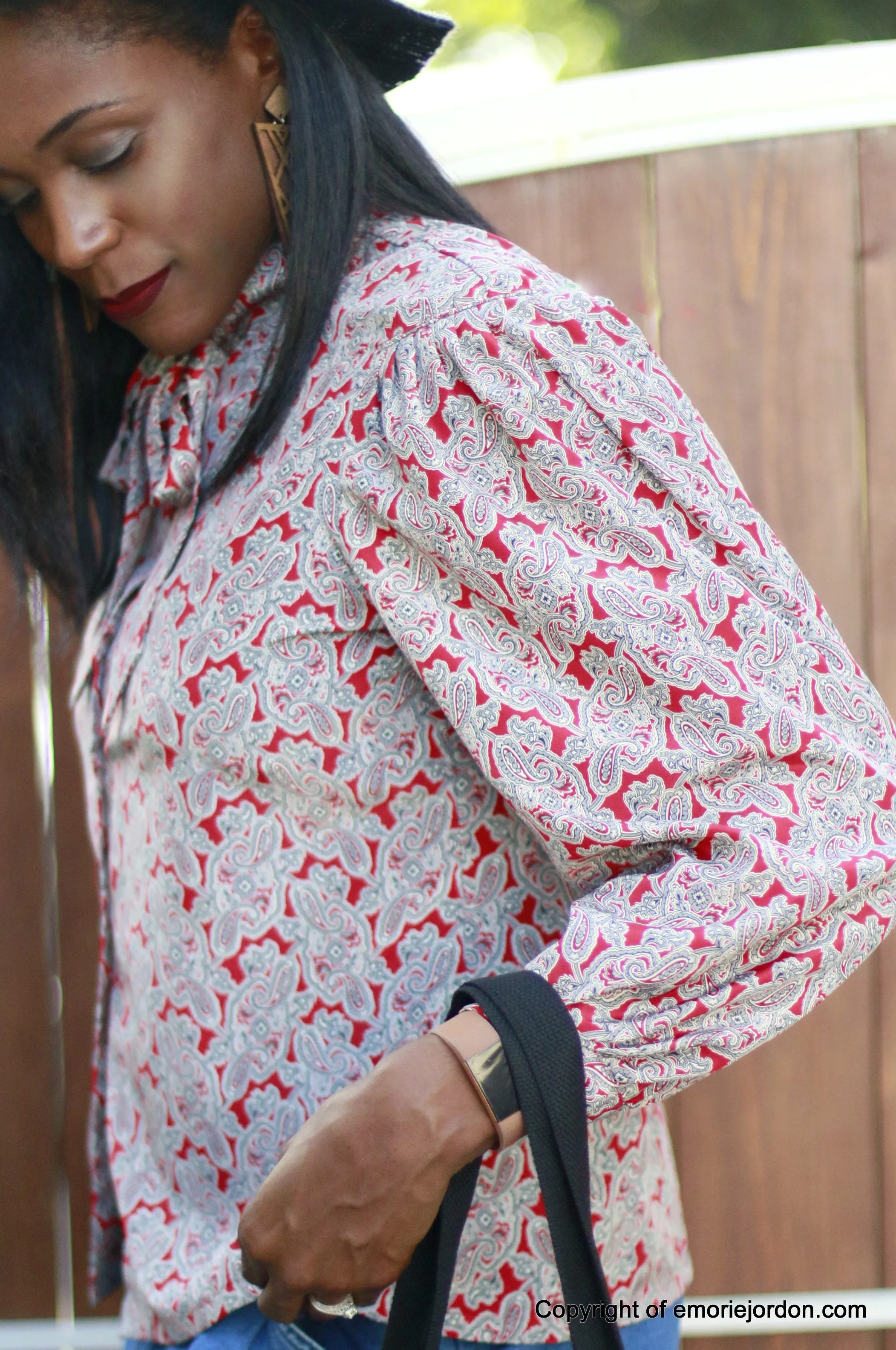 Paisley Pop Blouse