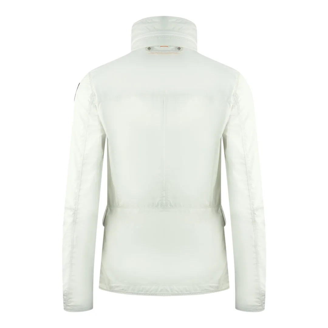 Parajumpers Desert White Cream Windbreaker Jacket