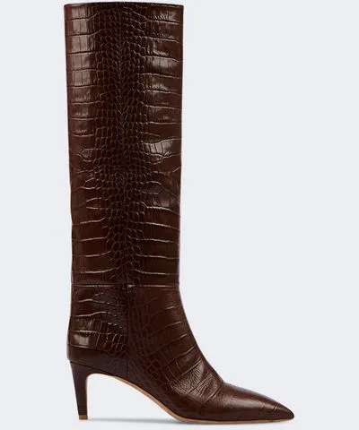 PARIS TEXAS Stiletto Boot Chocolate Brown