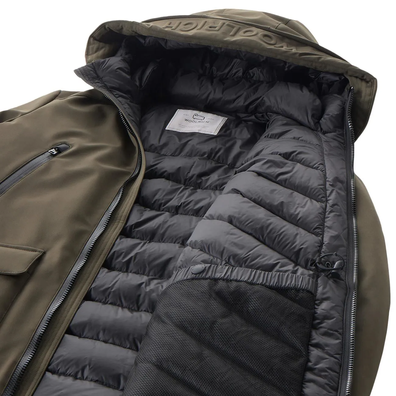 PARKA SOFTSHELL Uomo Dark Green