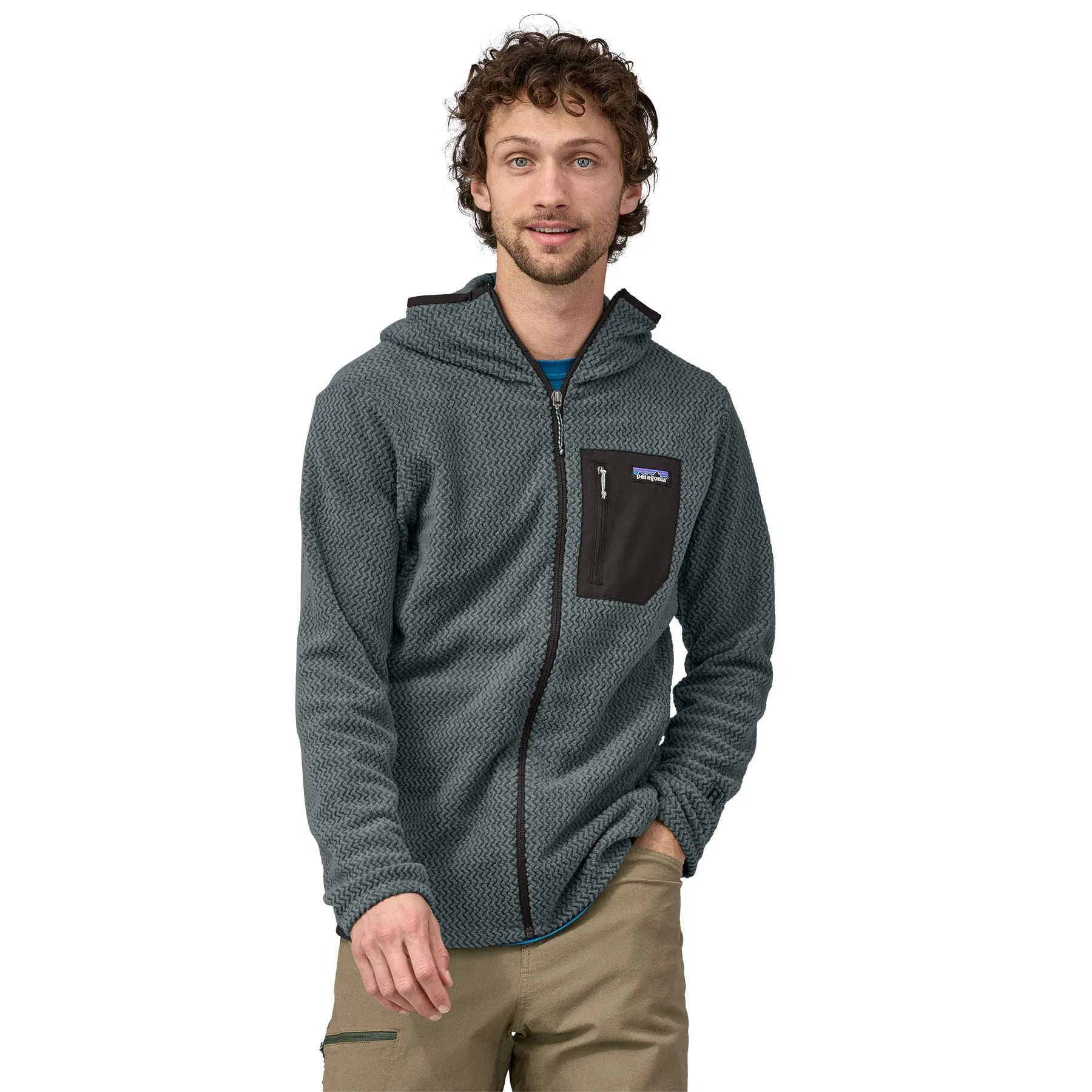 Patagonia男款 R1 Fleece Air Full-Zip Hoody