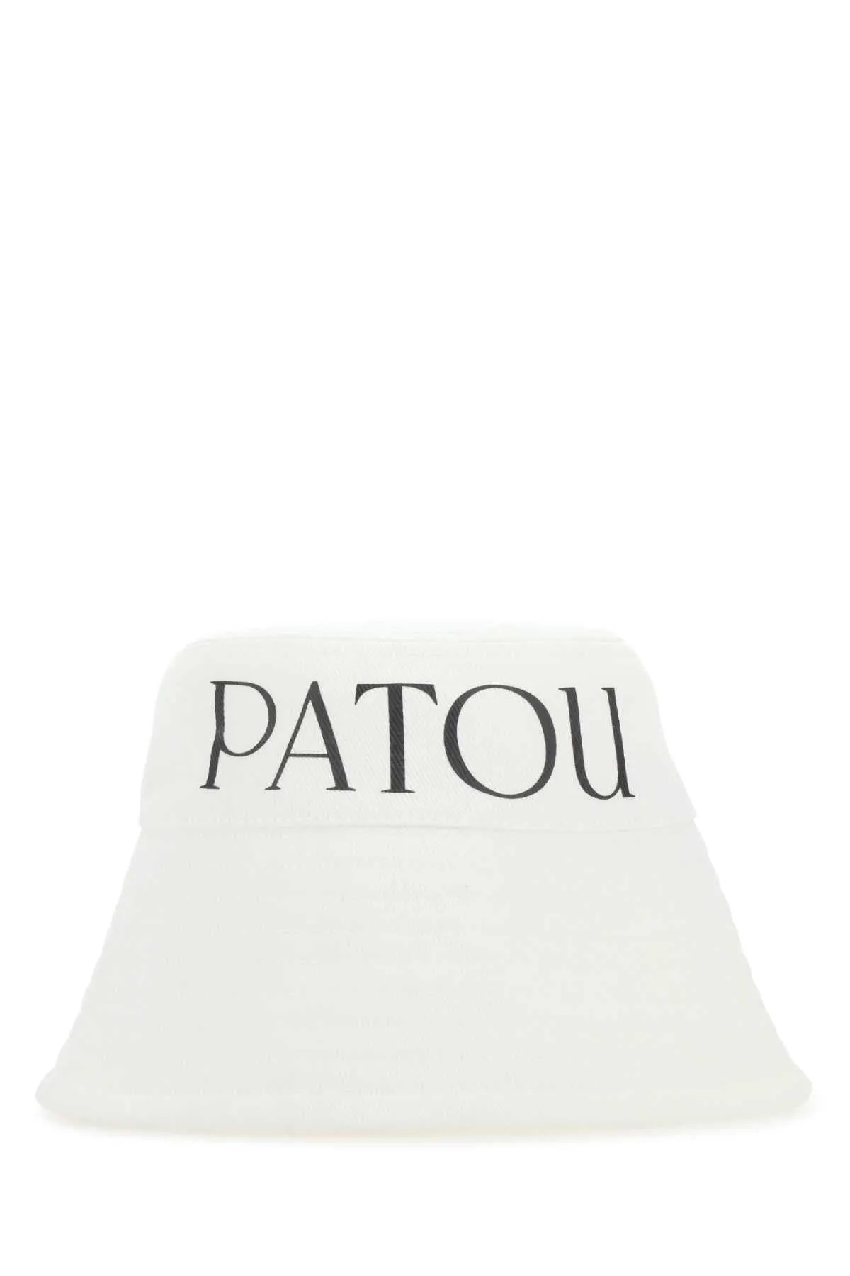 Patou White Canvas Hat