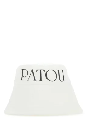 Patou White Canvas Hat