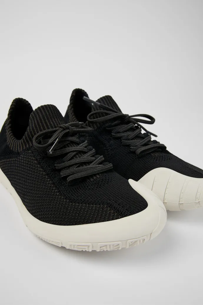 Peu Path Black Textile Sneaker for Women