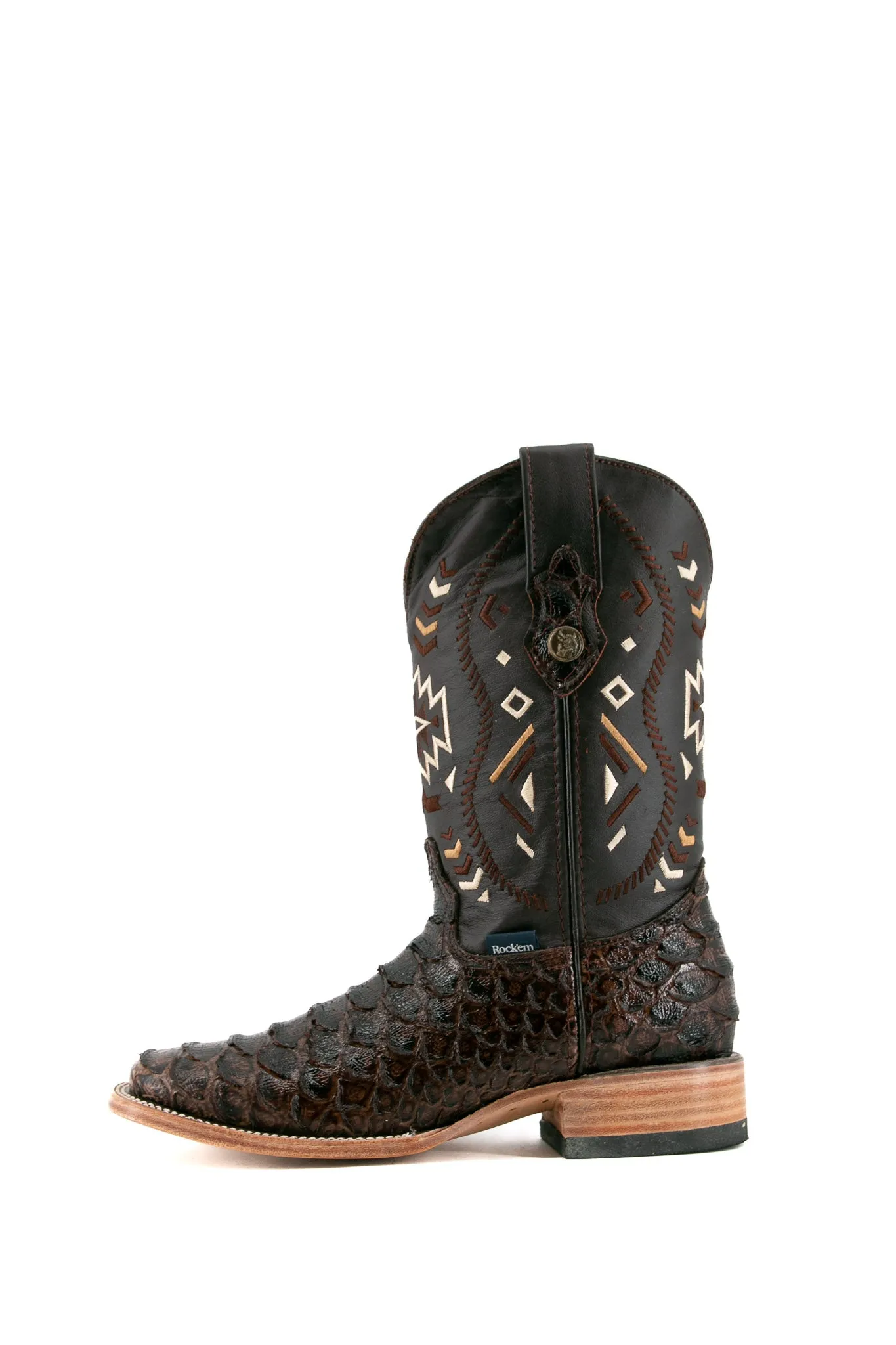 Phython Square Toe Cowboy Boot