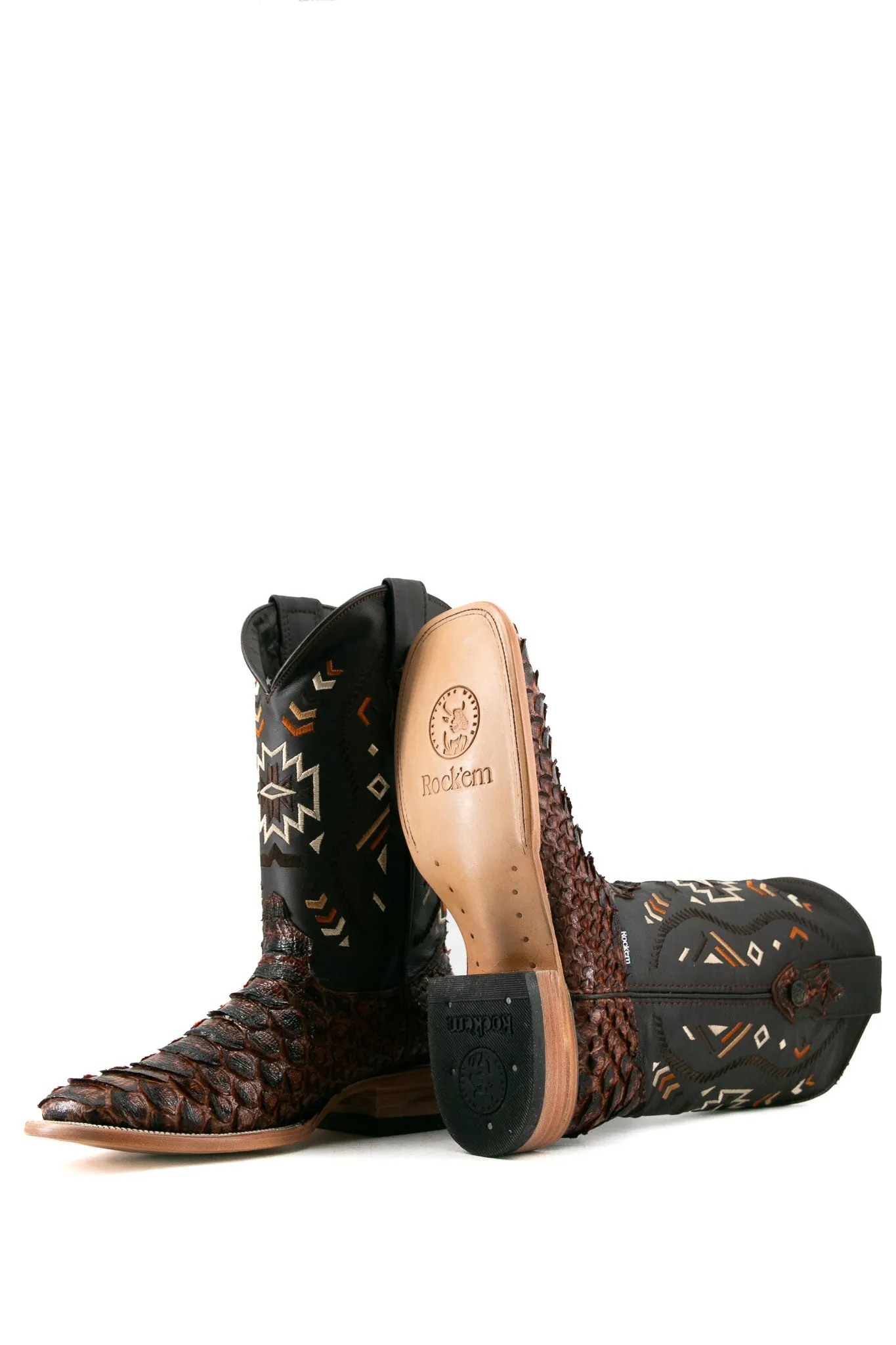 Phython Square Toe Cowboy Boot