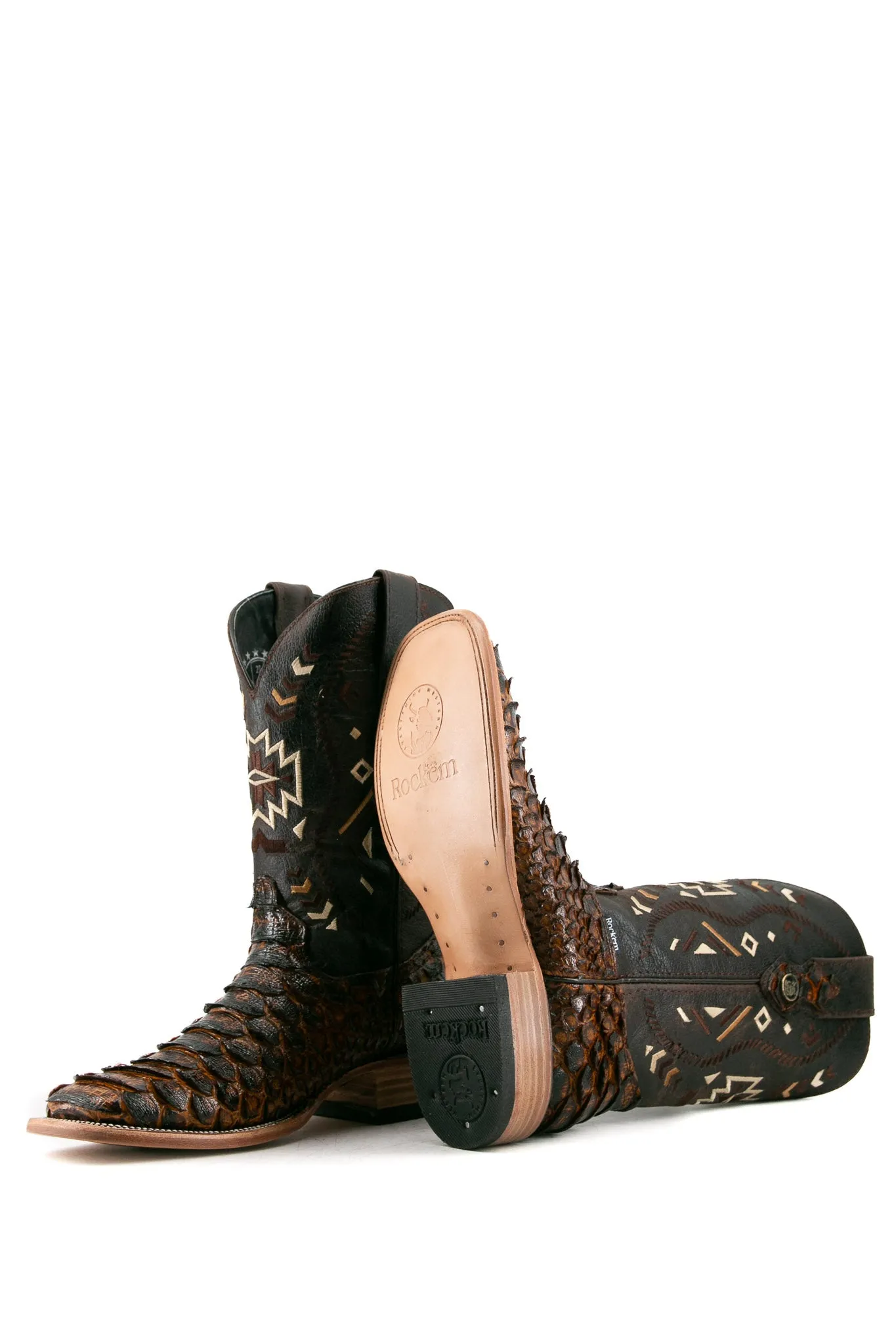 Phython Square Toe Cowboy Boot