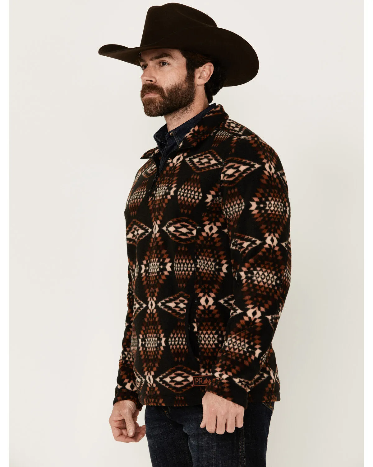 Product Name:  Powder River Outfitters Men's Boot Barn Exclusive Southwestern Print 1/4 Zip Pullover