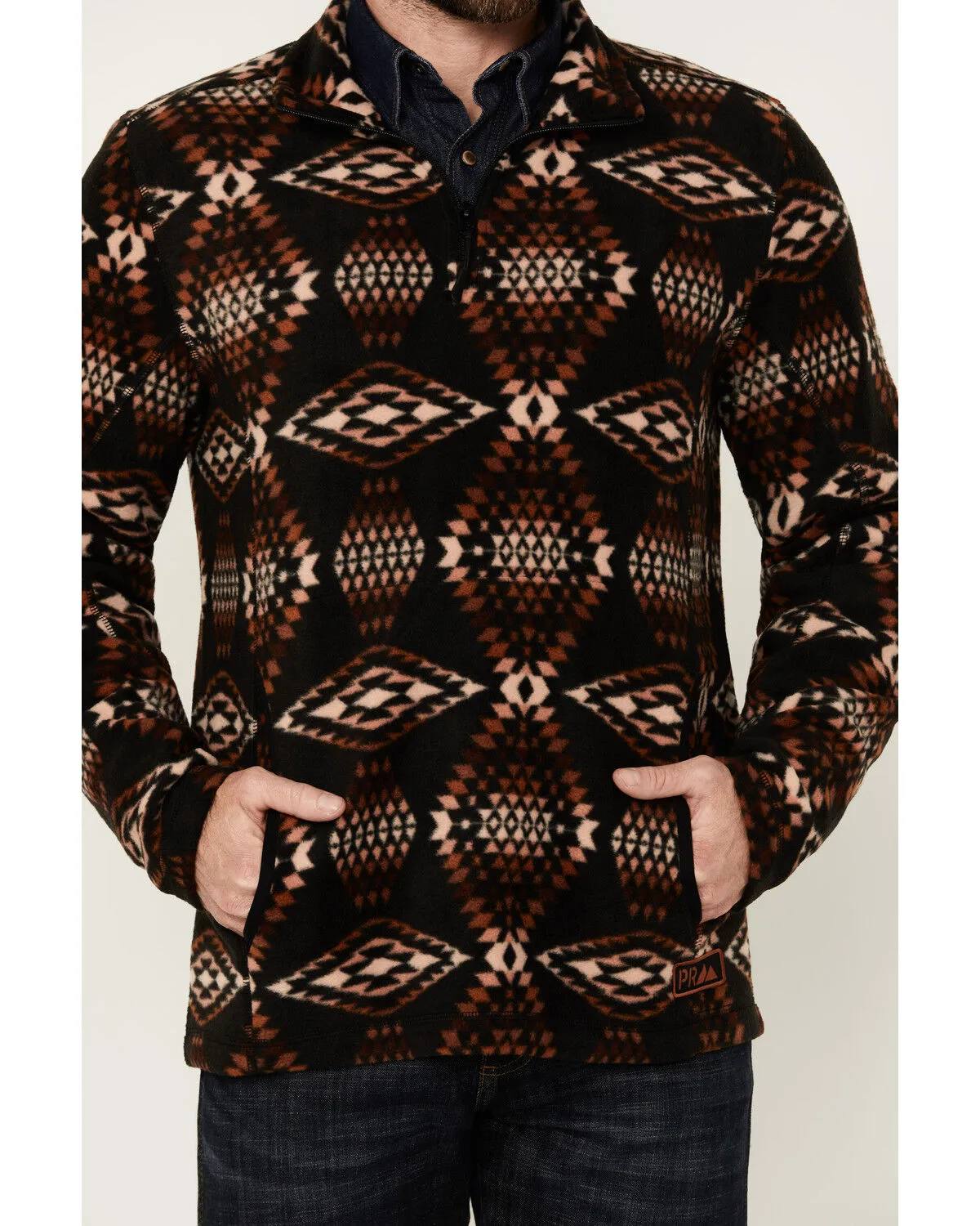 Product Name:  Powder River Outfitters Men's Boot Barn Exclusive Southwestern Print 1/4 Zip Pullover