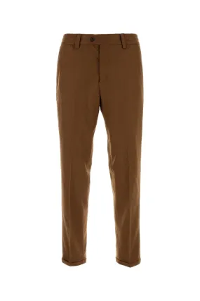 Pt Torino Caramel Stretch Wool Pant