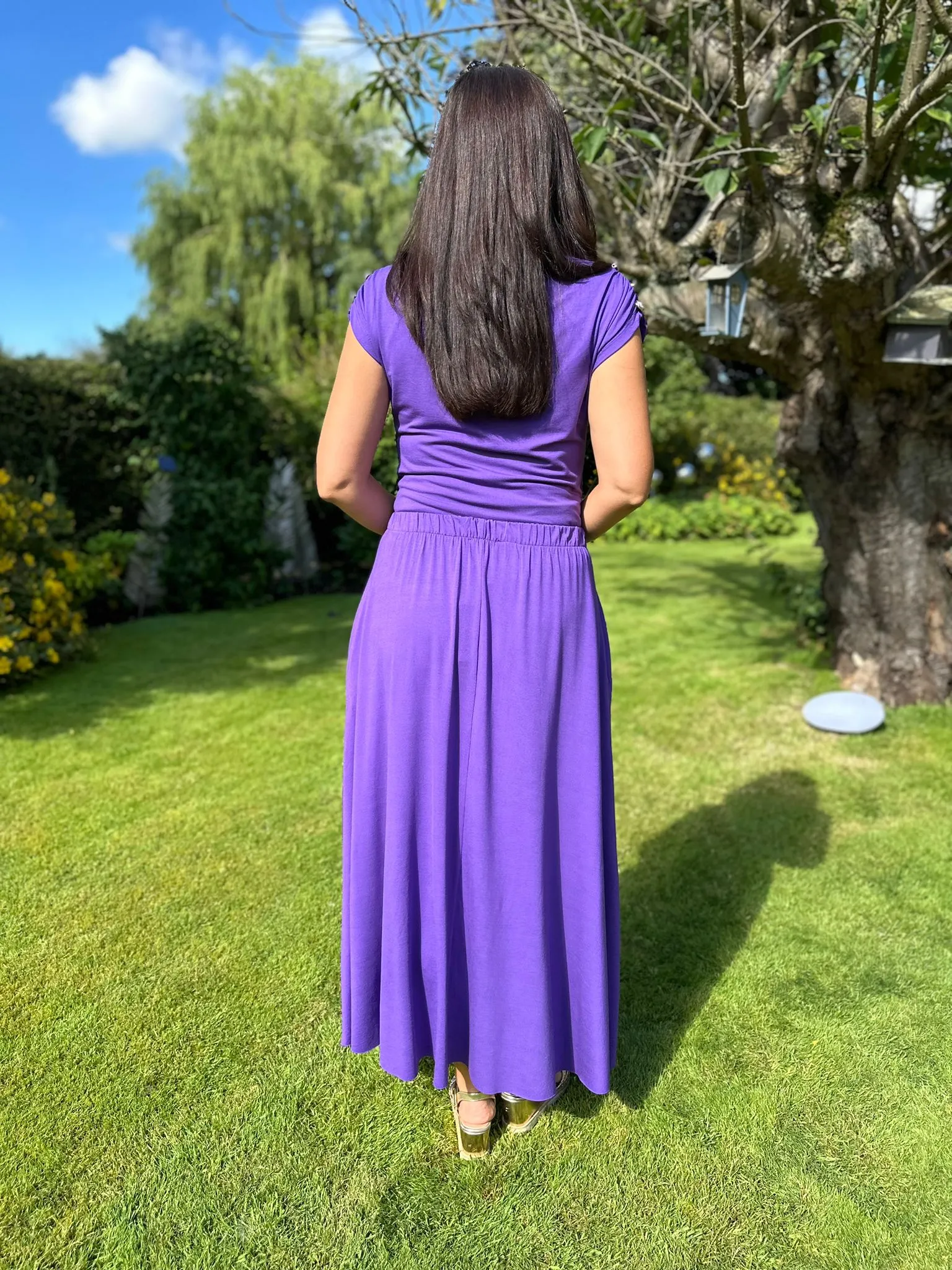 Purple Maxi Skirt Tammy