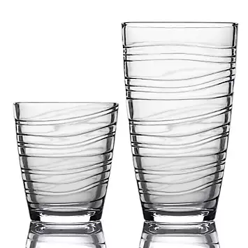 Ravenhead Essentials Set of 4 Swirl Super Hiball Glasses | Kaleidoscope