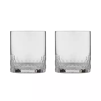 Ravenhead Pisa Set of 2 Recycled Mixer Glasses | Kaleidoscope