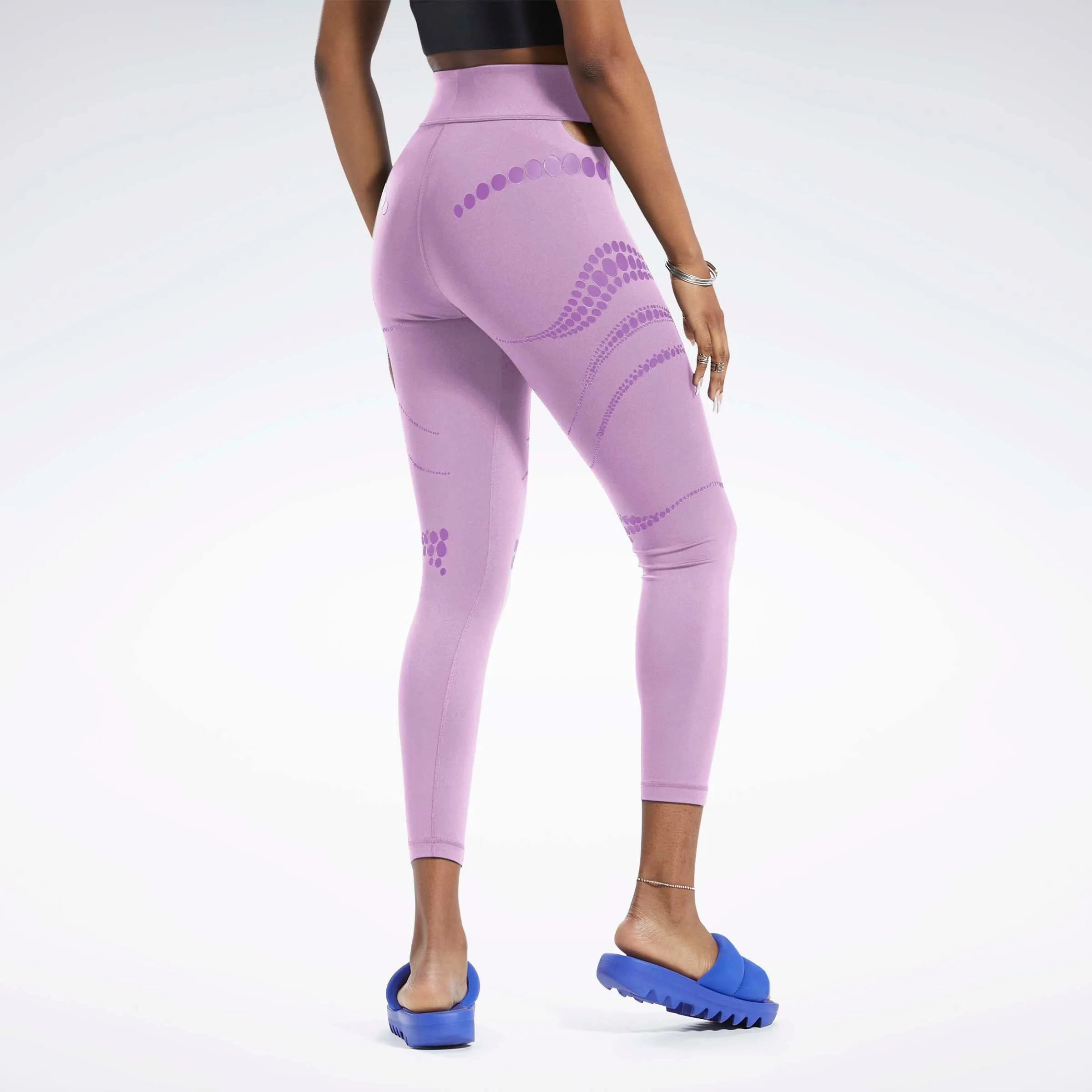 Reebok Cardi B Leggings Puzzled Purple