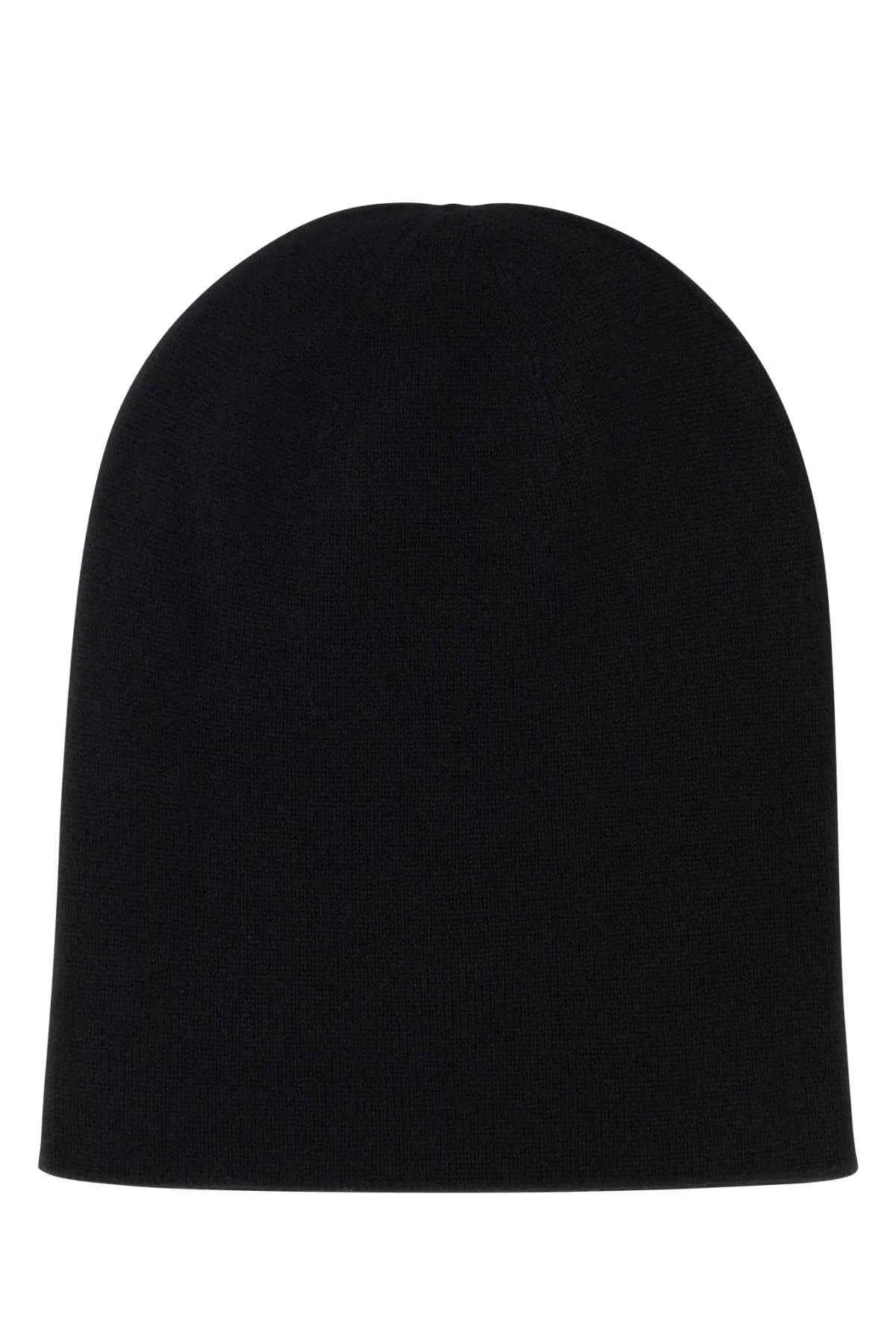 Saint Laurent Black Cashmere Beanie Hat