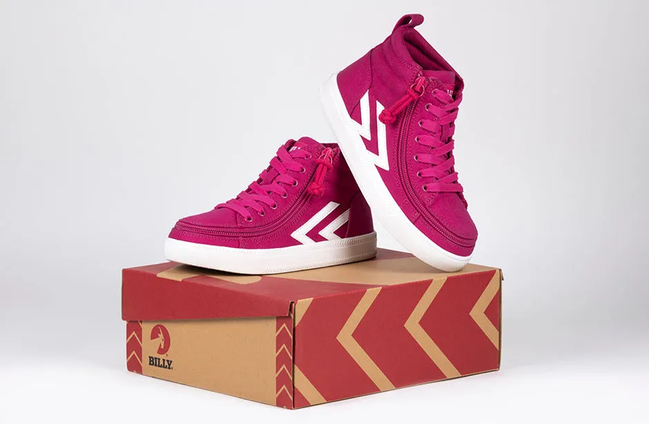 SALE - Fuchsia/White BILLY CS Sneaker High Tops