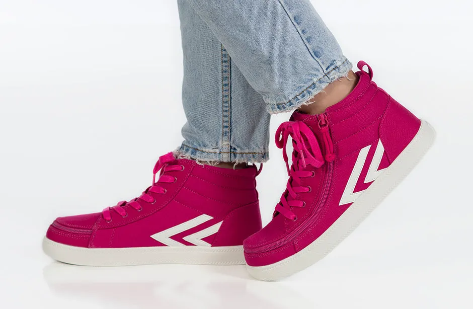 SALE - Fuchsia/White BILLY CS Sneaker High Tops