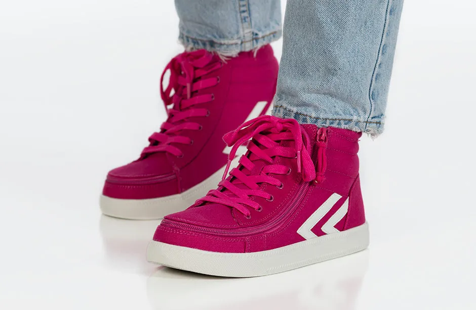 SALE - Fuchsia/White BILLY CS Sneaker High Tops