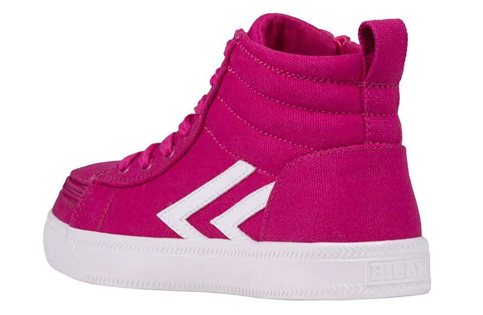 SALE - Fuchsia/White BILLY CS Sneaker High Tops