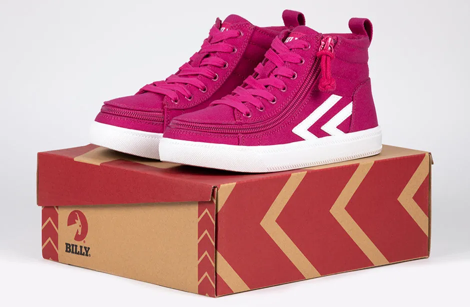 SALE - Fuchsia/White BILLY CS Sneaker High Tops