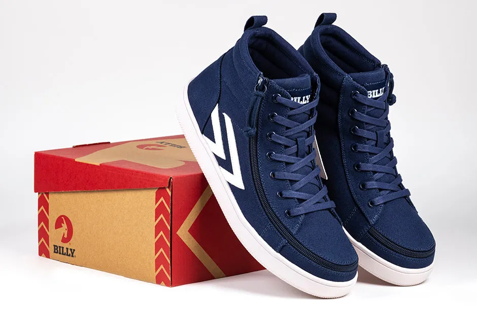 SALE - Men's Navy/White BILLY CS Sneaker High Tops